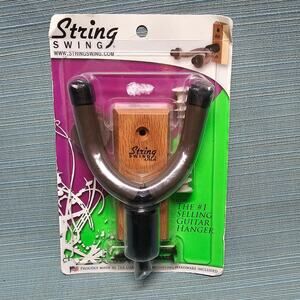 String Swing CC01 Hardwood Home and Studio Guitar Hanger decorative Wall mount